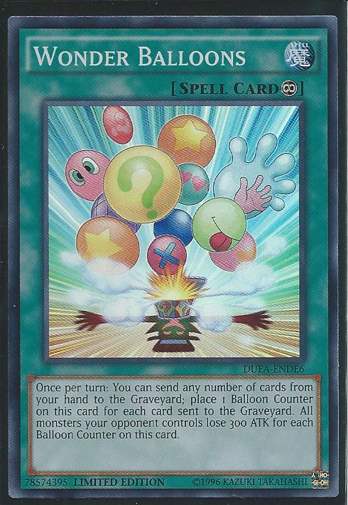 SUPER RARE DUEA-ENDE6 LIM ED NEW CHALLENGERS PREVIEW Details about   YUGIOH WONDER BALLOONS