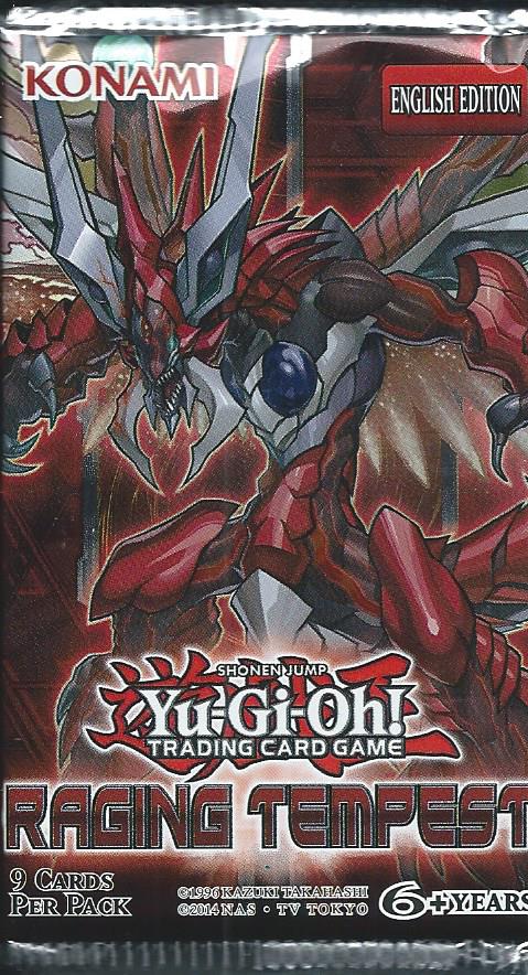 Raging Tempest YuGiOh Unlimited Edition 2x Sealed Packs 