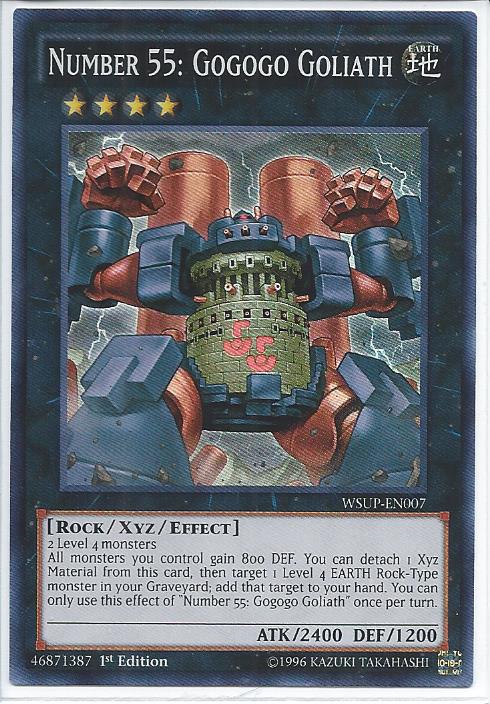 Number 55: Gogogo Goliath - WSUP-EN007 - Super Rare 1st Edition