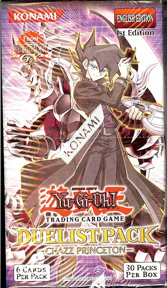Yugioh Chazz Princeton Duelist Pack booster 