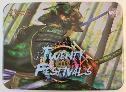 L5R CCG TWENTY FESTIVALS factory SEALED Booster COLLECTOR TIN 36-Packs SHIPS NOW 