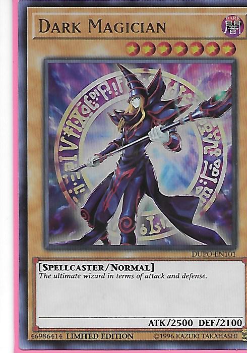 Limited Edition Dark Magician DUPO-EN101 Ultra Rare Duel ... Yu-Gi-Oh!