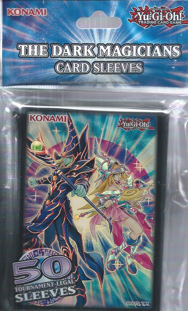 the dark magicians card sleeves/protectors x50 cards Yu-gi-oh 