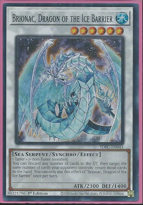 Tiger King of the Ice Barrier Dewloren SDFC-EN042 Ultra Rare 1st Edition YGO