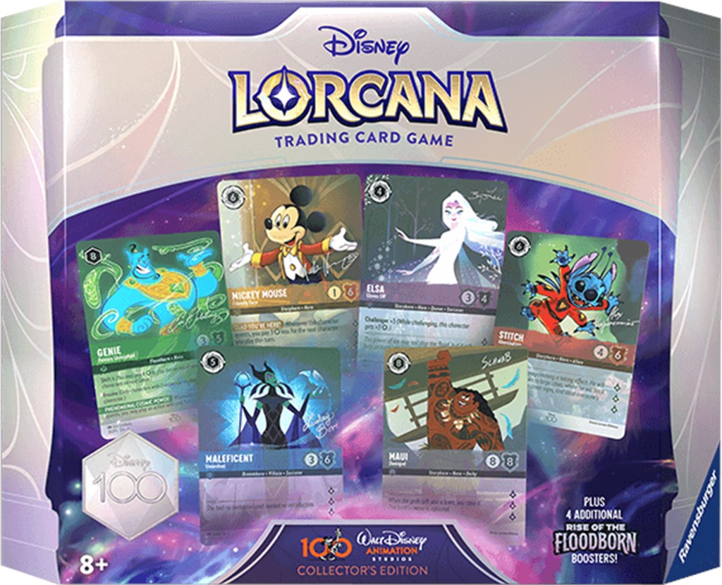 DISNEY LORCANA: RISE OF THE FLOODBORN DISNEY100 COLLECTOR'S EDITION -  Disney Lorcana  Trading Card Mint - Yugioh, Cardfight Vanguard, Trading  Cards Cheap, Fast, Mint For Over 25 Years